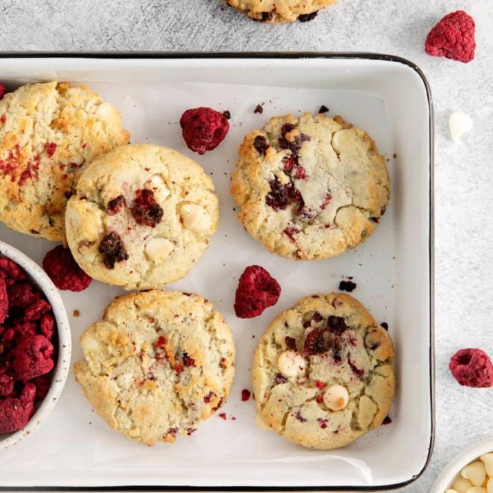 Raspberry Cheesecake Cookies | Everyday Family Cooking