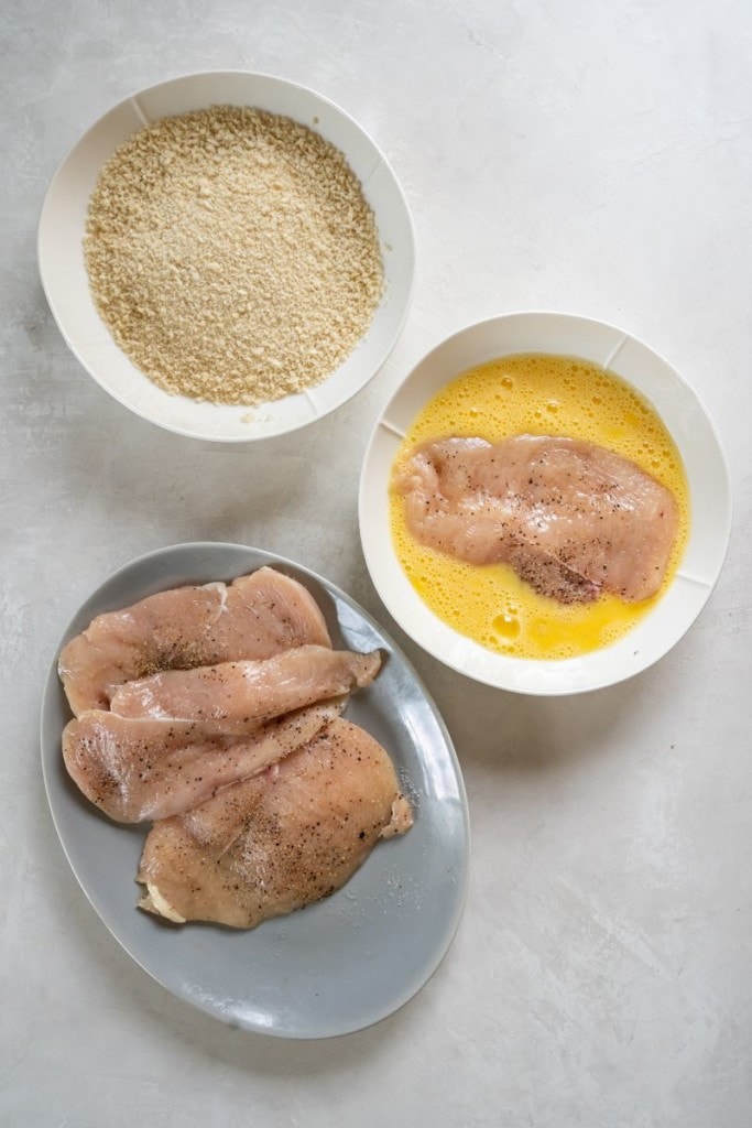 ingredients to make chicken katsu