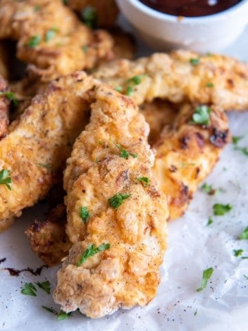 air fryer chicken tenders with flour and egg