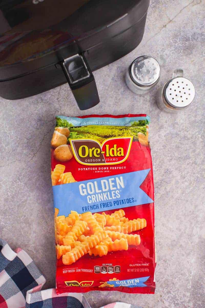 Frozen Crinkle Fries in the Air Fryer Everyday Family Cooking