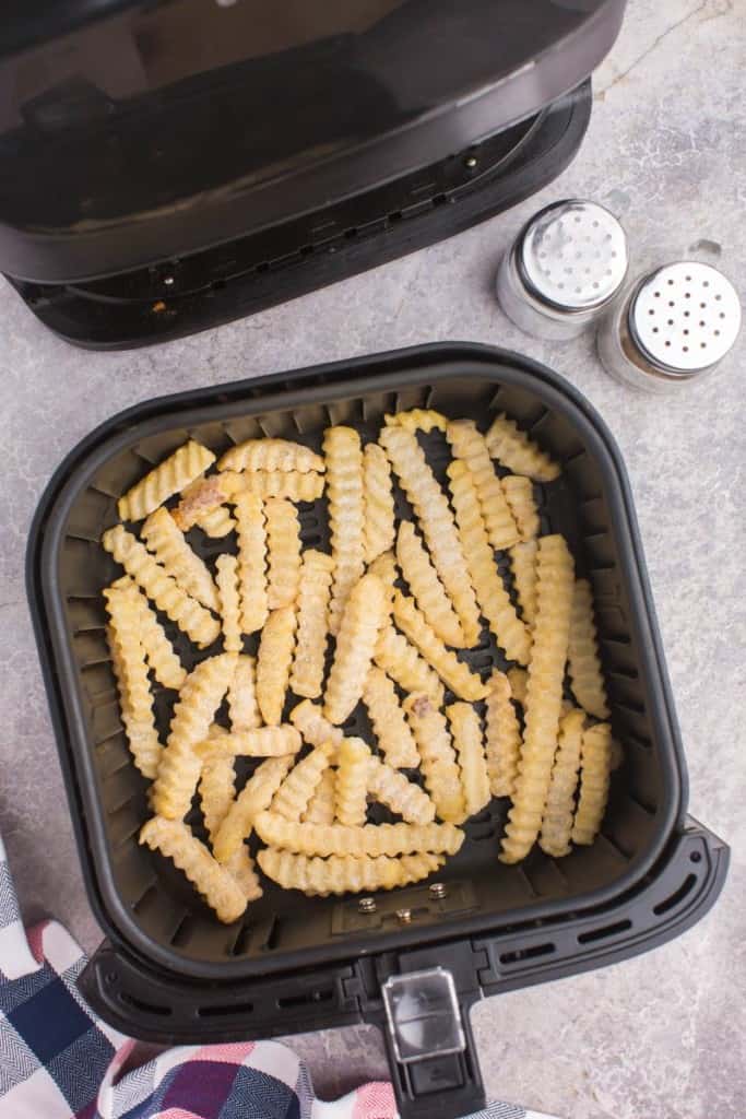 frozen fries in air fryer basket