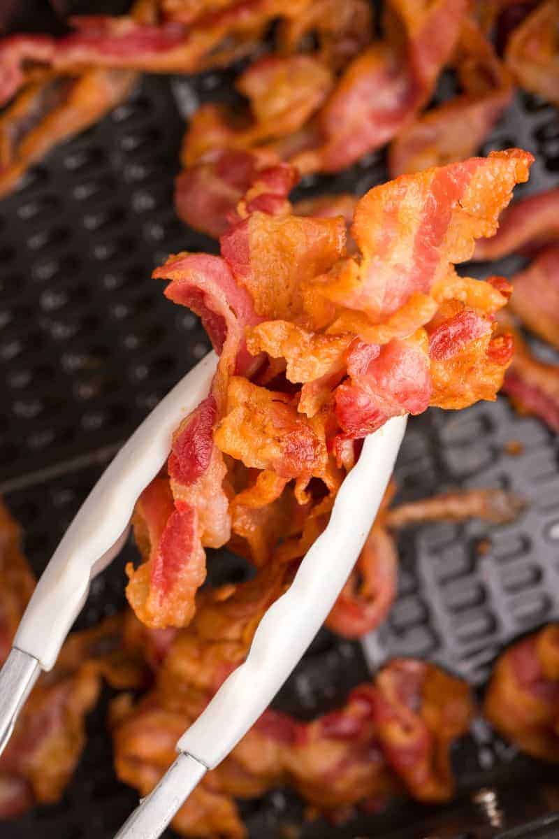 Frozen Bacon in the Air Fryer Everyday Family Cooking