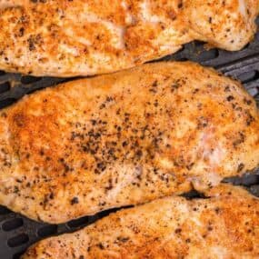 cooked air fryer grilled chicken