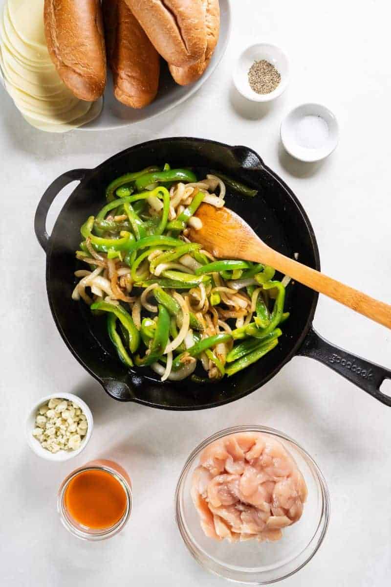 Buffalo Chicken Cheese Steak Everyday Family Cooking