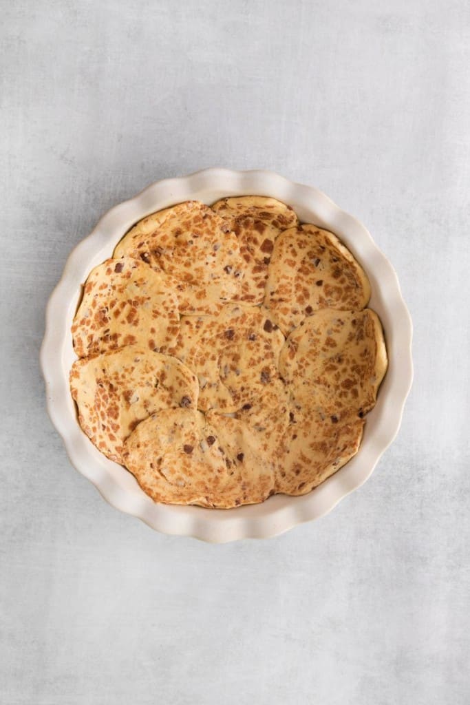 pressed cinnamon rolls for apple pie crust