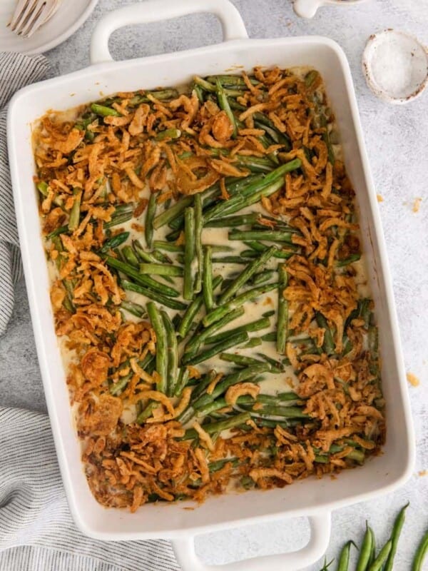 ready to serve green bean casserole