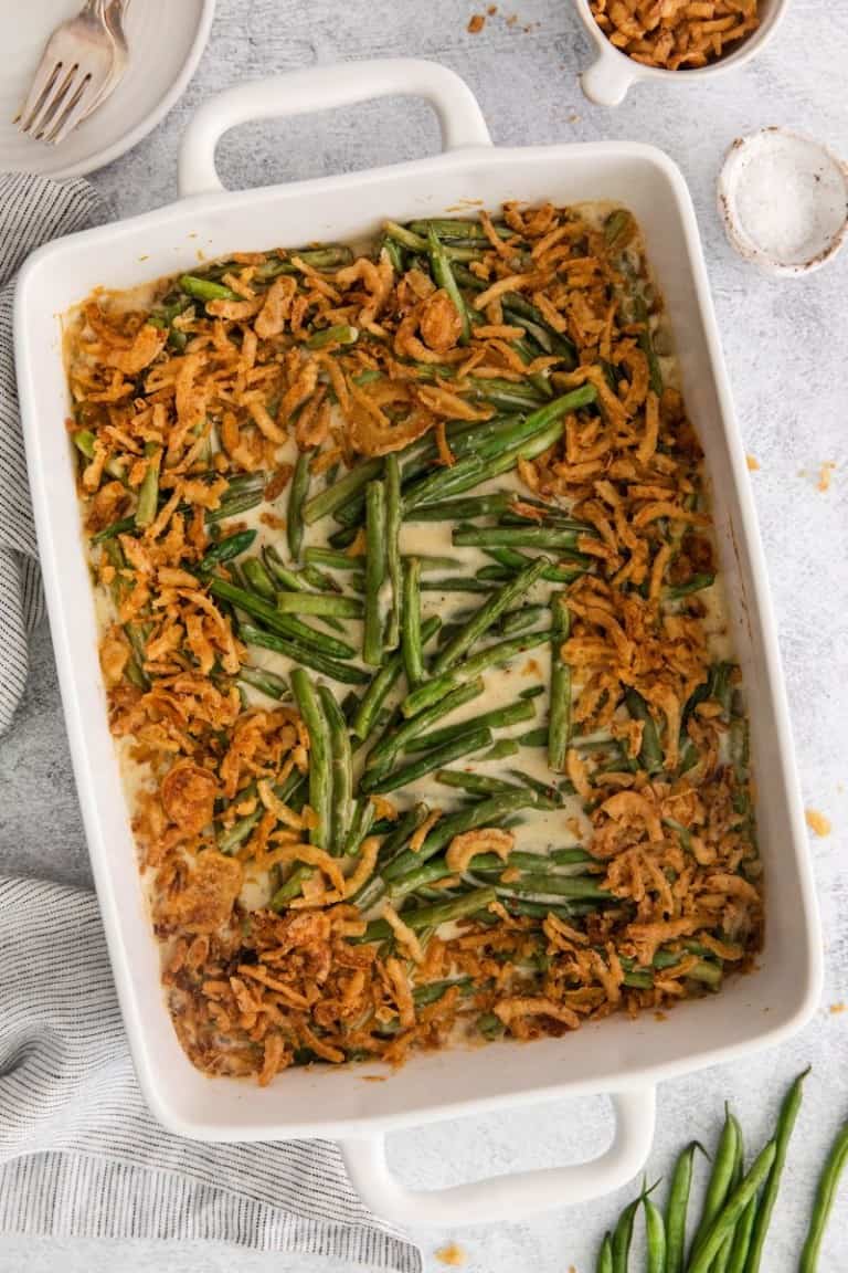Green Bean Casserole Without Mushroom Soup | Everyday Family Cooking