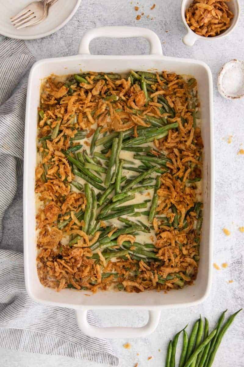 Green Bean Casserole Without Mushroom Soup Everyday Family Cooking