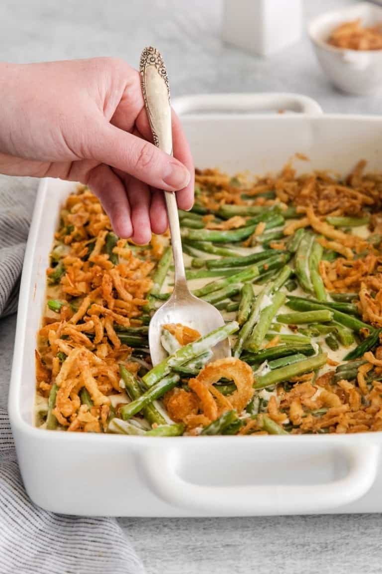 Green Bean Casserole Without Mushroom Soup | Everyday Family Cooking