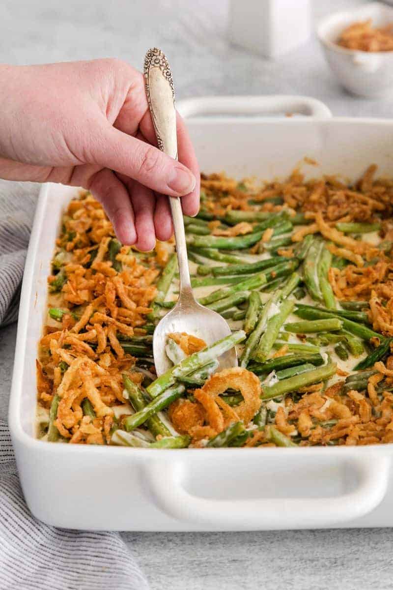 Green Bean Casserole Without Mushroom Soup Everyday Family Cooking