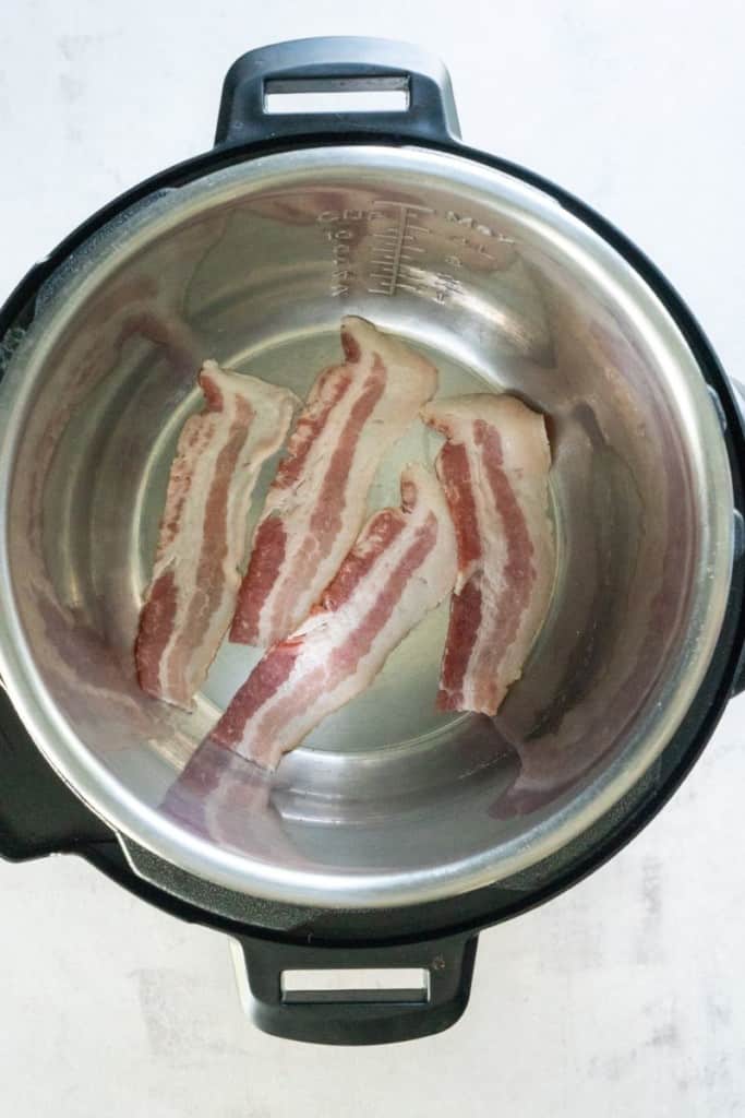 raw bacon in instant pot