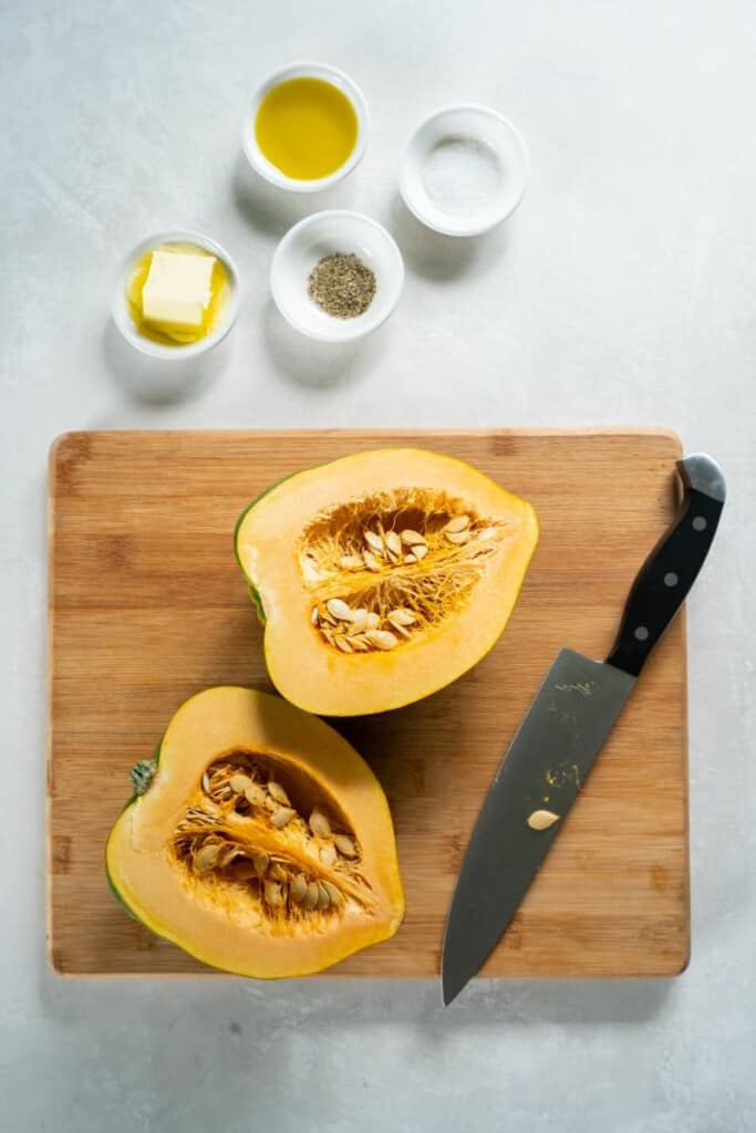 ingredients to make acorn squash