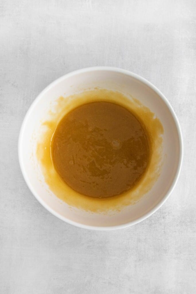 wet ingredients in a bowl
