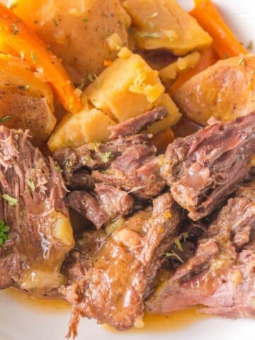 closeup of pot roast