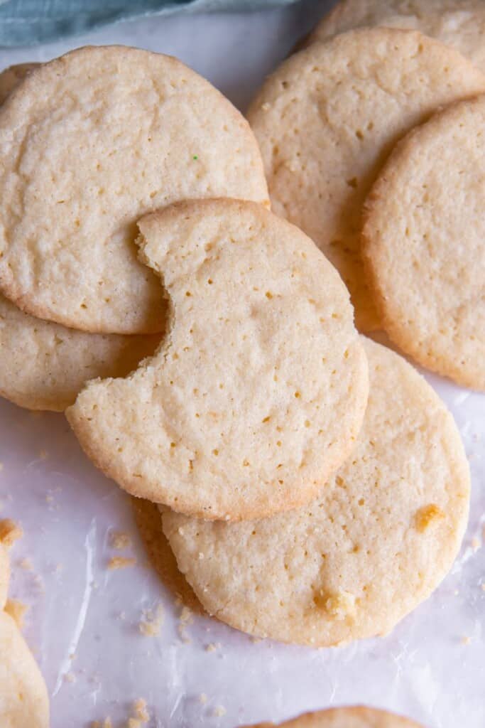 cookies with a bite out