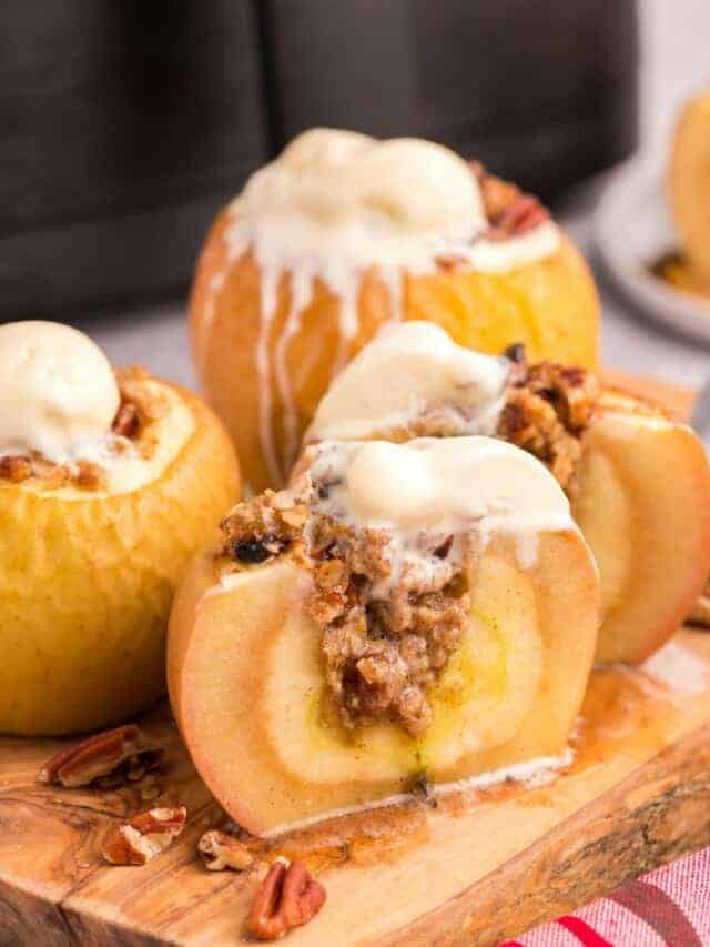 Delicious Air Fryer Baked Apples Everyday Family Cooking