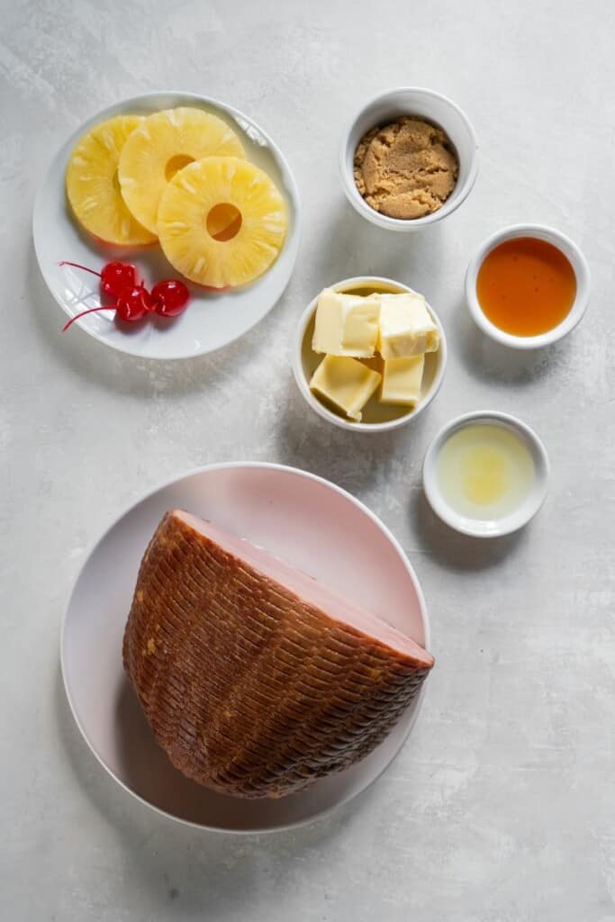 ingredients to make air fryer ham