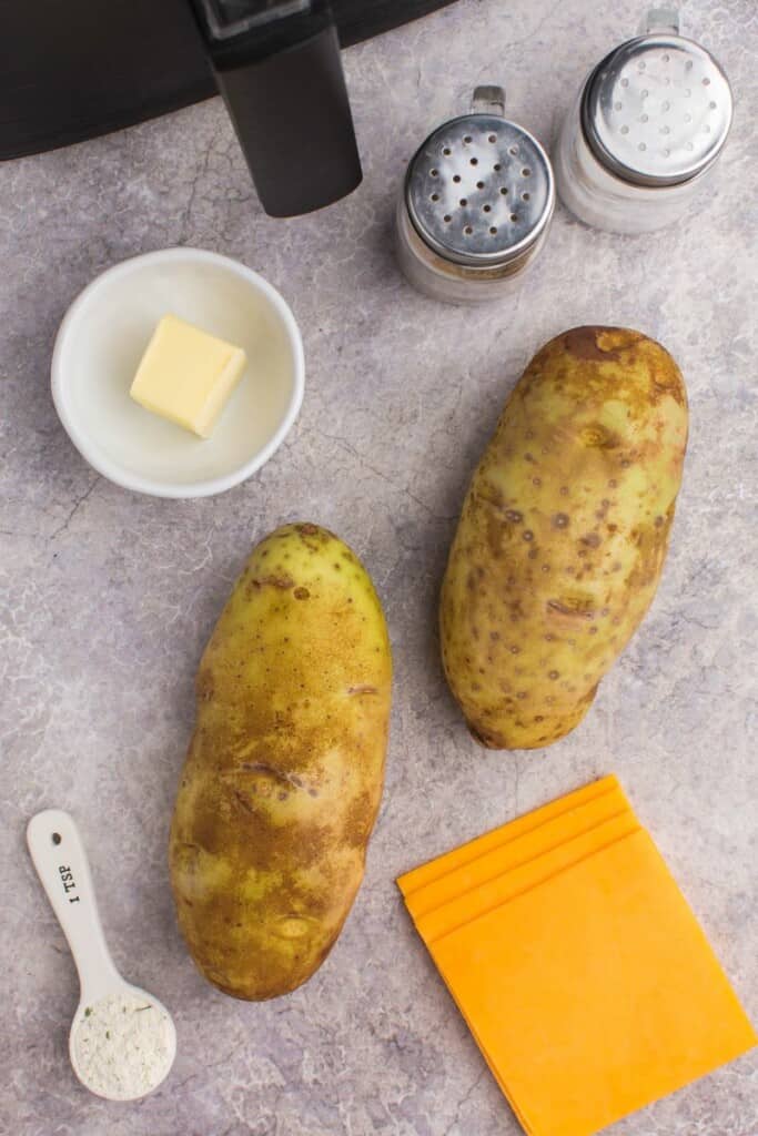 ingredients to make hasselback potatoes