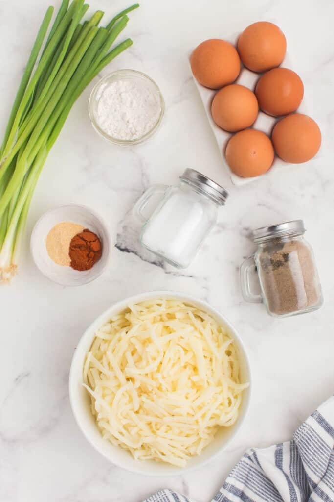 ingredients to make air fryer latkes