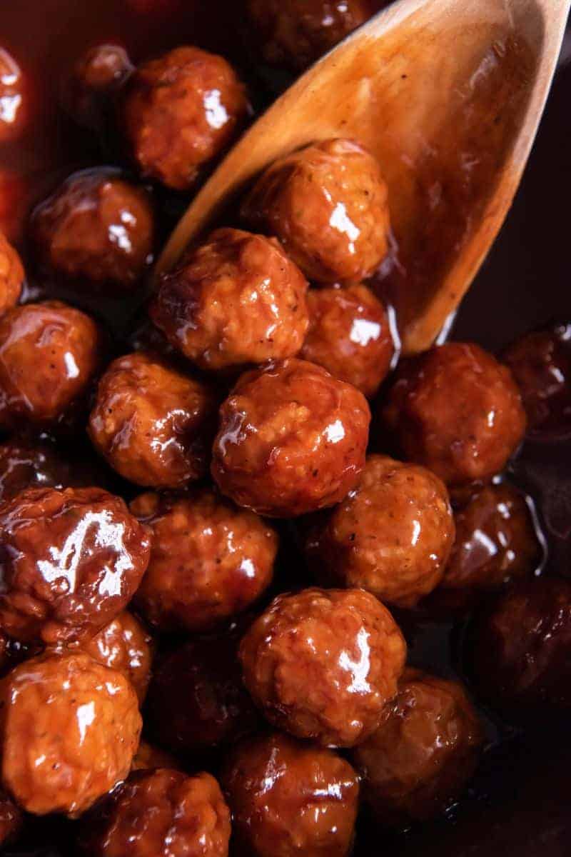 BBQ Grape Jelly Meatballs-image