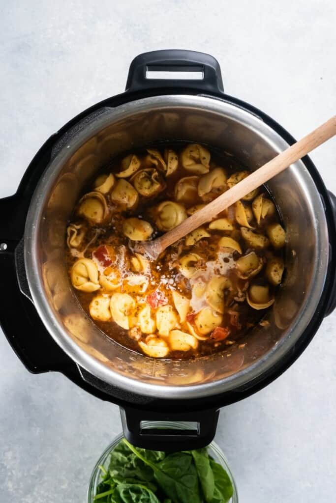 tortellini noodles in instant pot