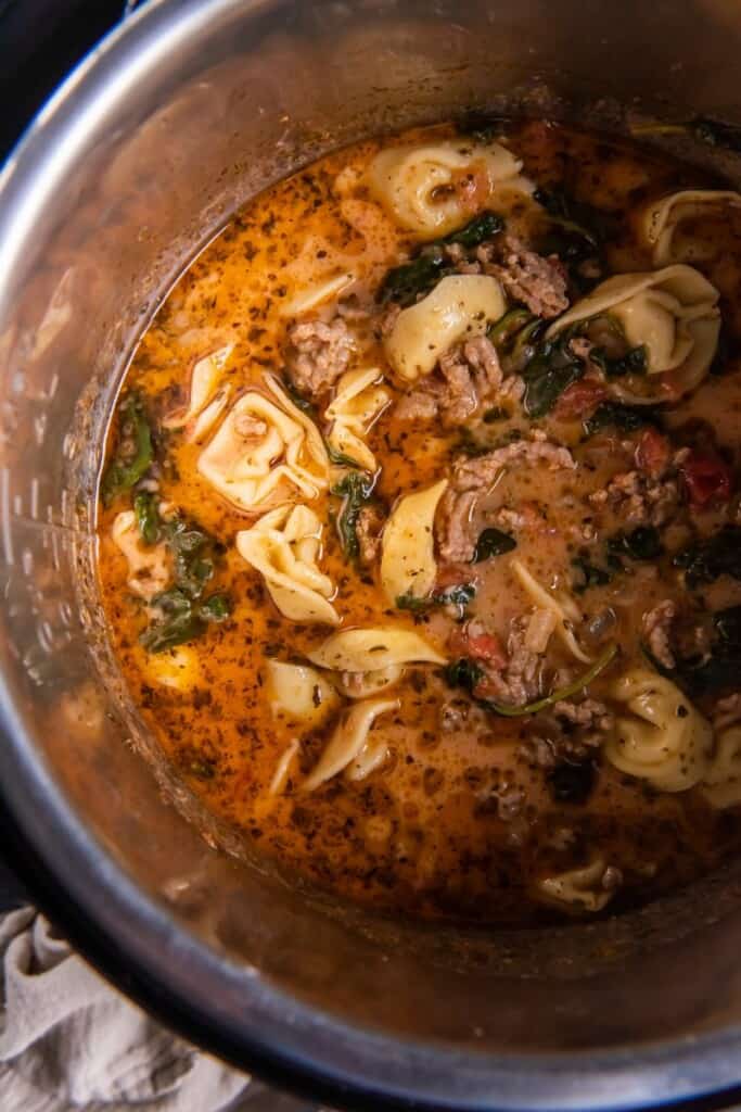 tortellini soup in instant pot