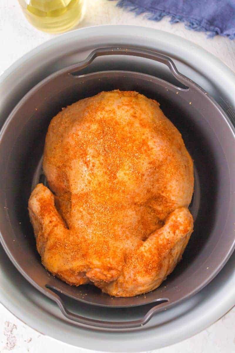 Ninja Cooking; Oven to 350. Whole Chicken in 1 hour 15 mins! Place whole  chicken upside down on the bake rac…