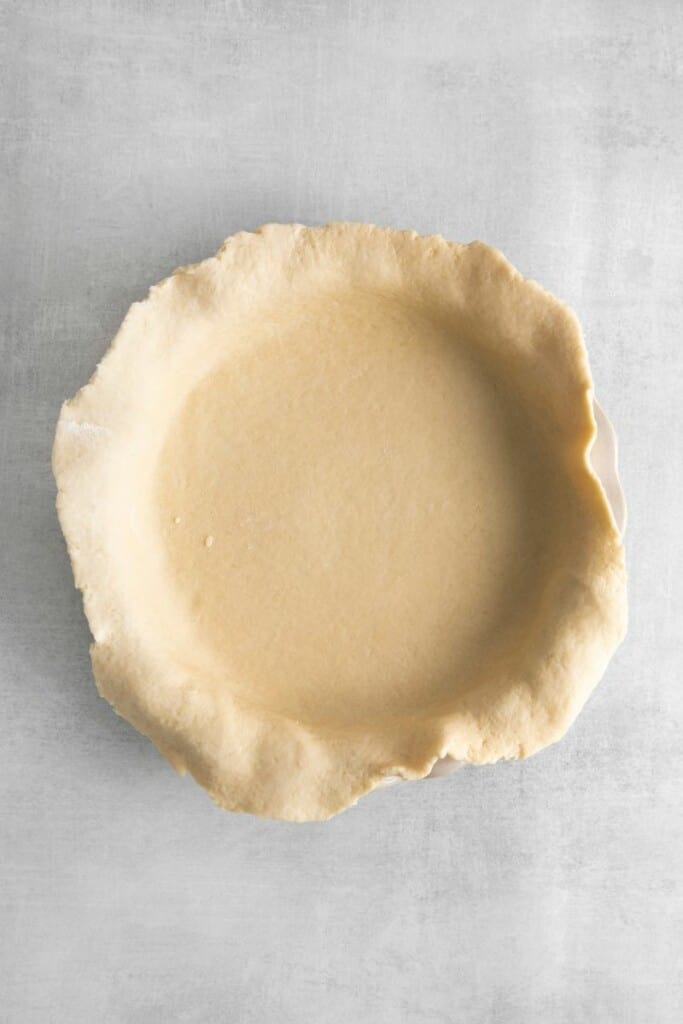 pie crust in pan