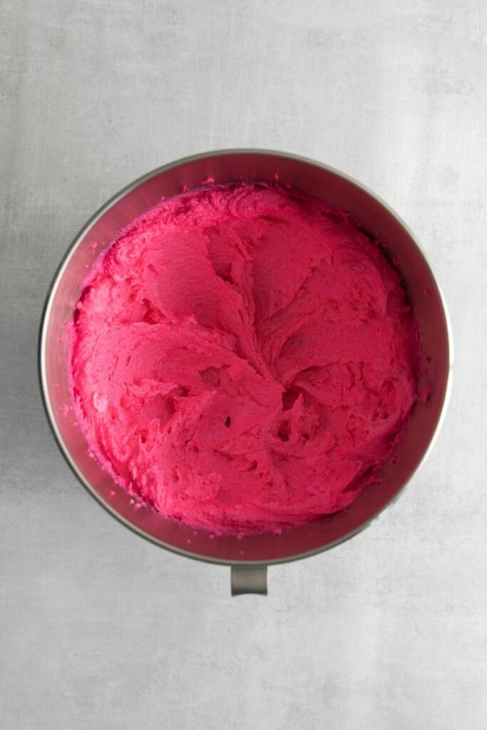 pink sugar cookie batter