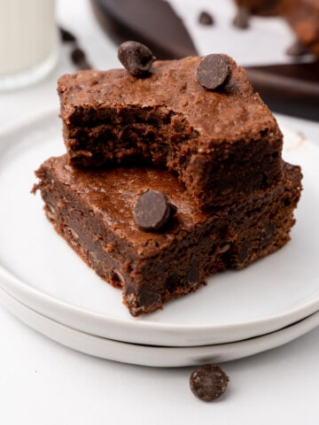 brownie with bite out of it
