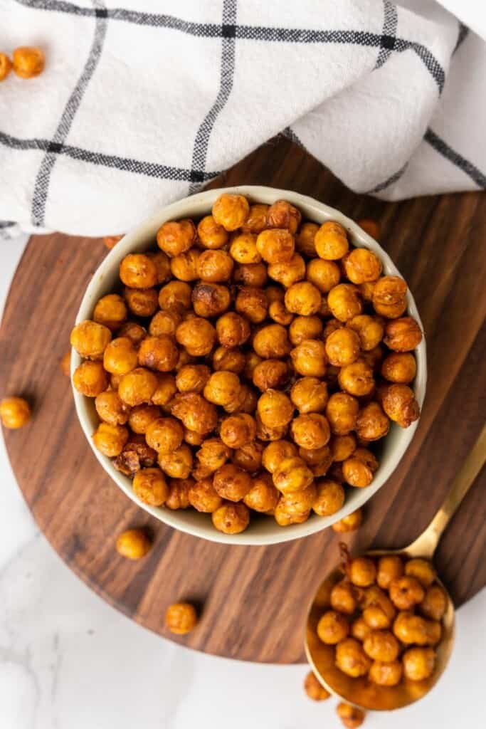 bowl with chickpeas