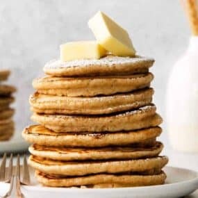 stack of french toast pancakes