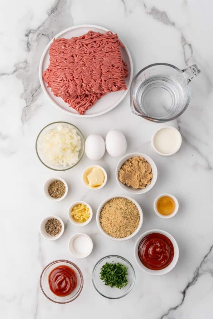 ingredients to make ninja foodi meatloaf