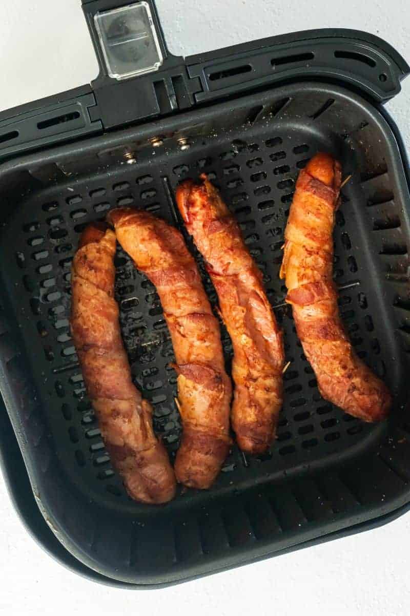 Crispy Bacon Wrapped Hot Dogs Everyday Family Cooking