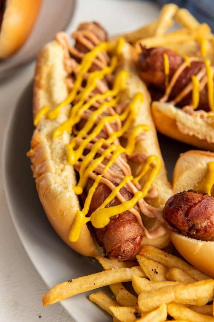 Air Fryer Hot Dogs - Dinners, Dishes, and Desserts