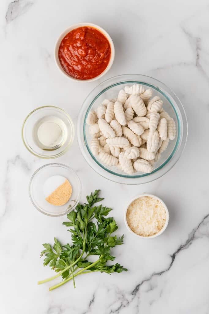 ingredients to make air fryer gnocchi