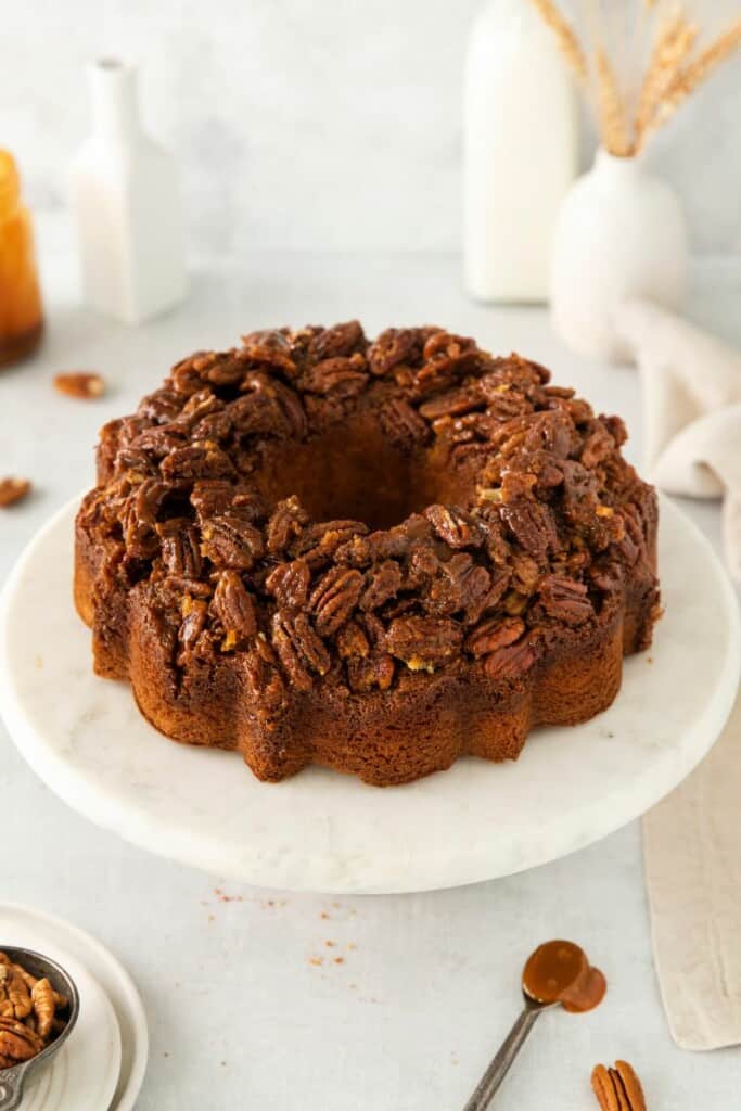 pecan upside down cake