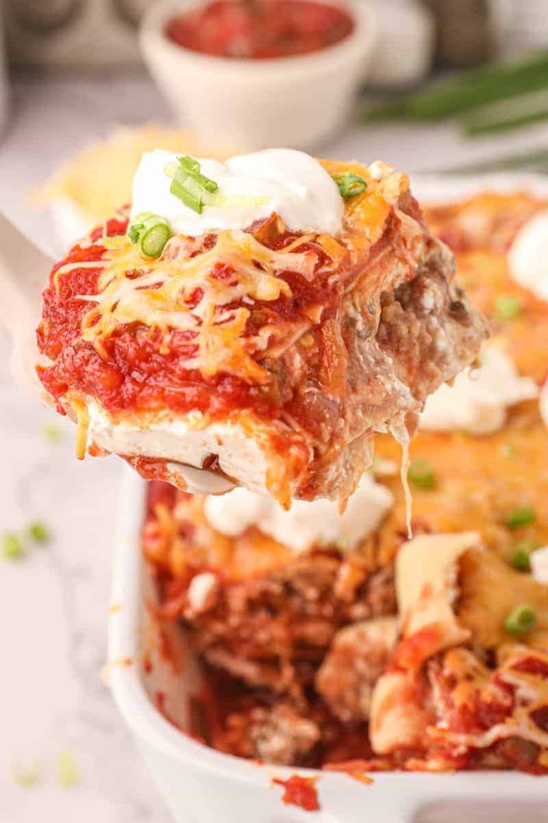 Recipe For Taco Lasagna Everyday Family Cooking