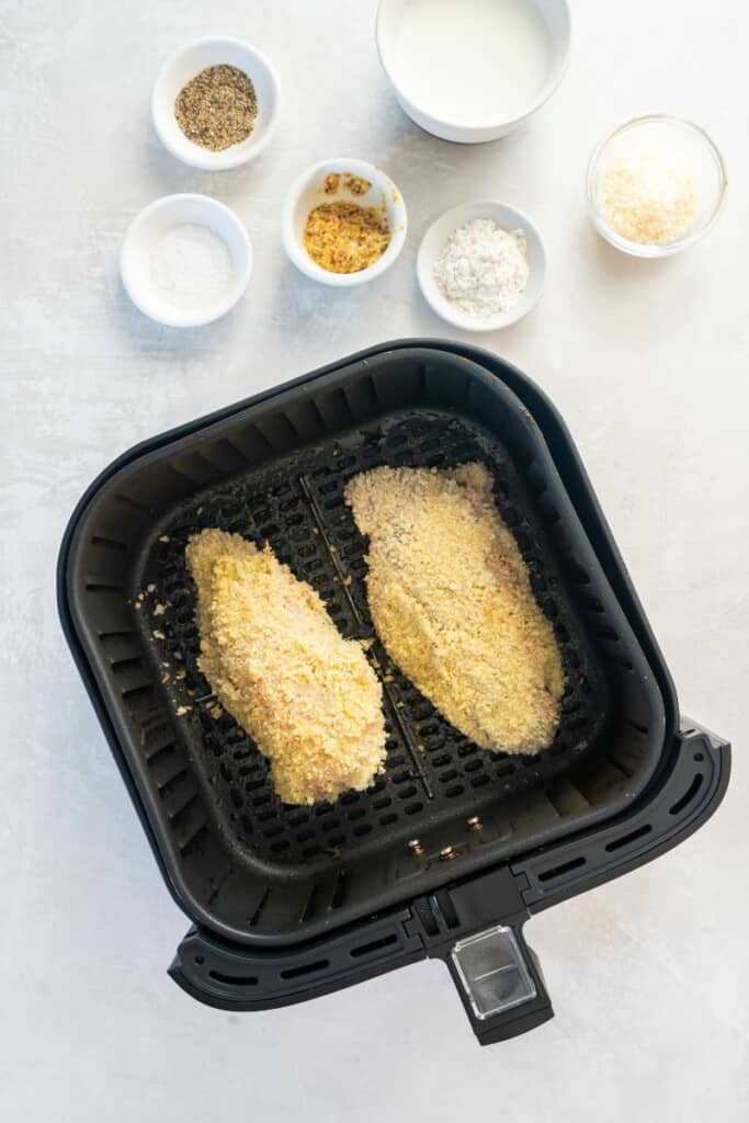 breaded chicken in air fryer