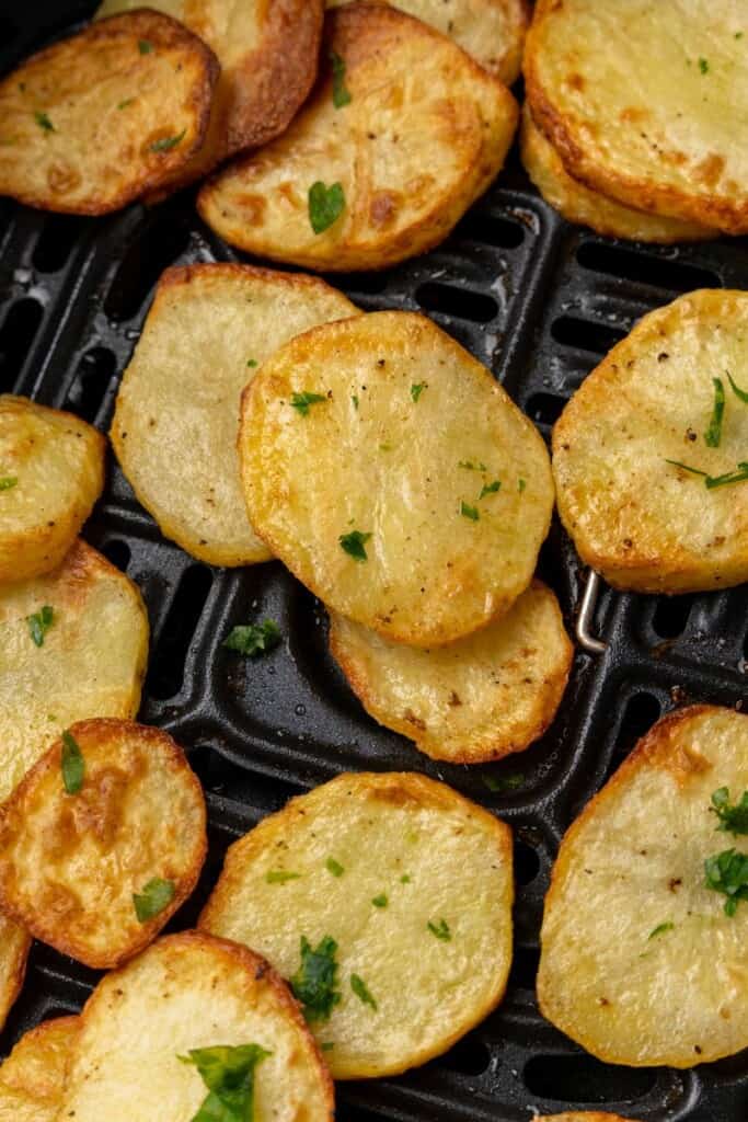 air fryer potato slices