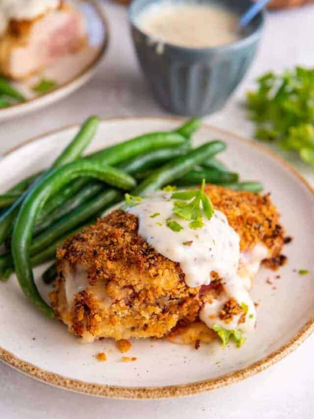 Air Fryer Chicken Cordon Bleu Easy Dinner Recipe Everyday Family