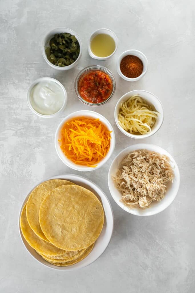 ingredients to make air fryer flautas