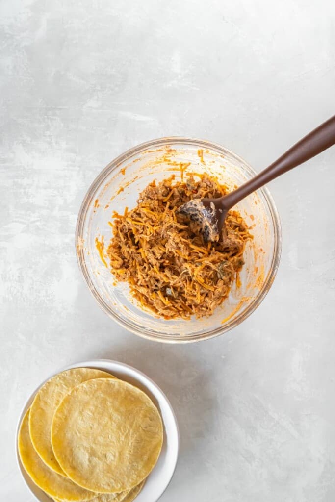 flauta filling in a bowl