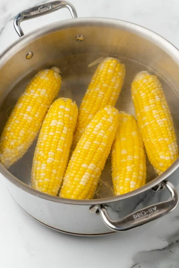 corn in water