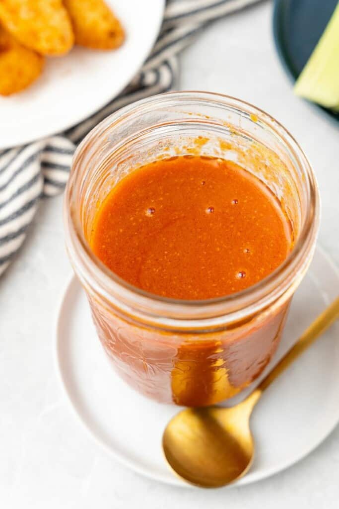 jar with mild buffalo sauce