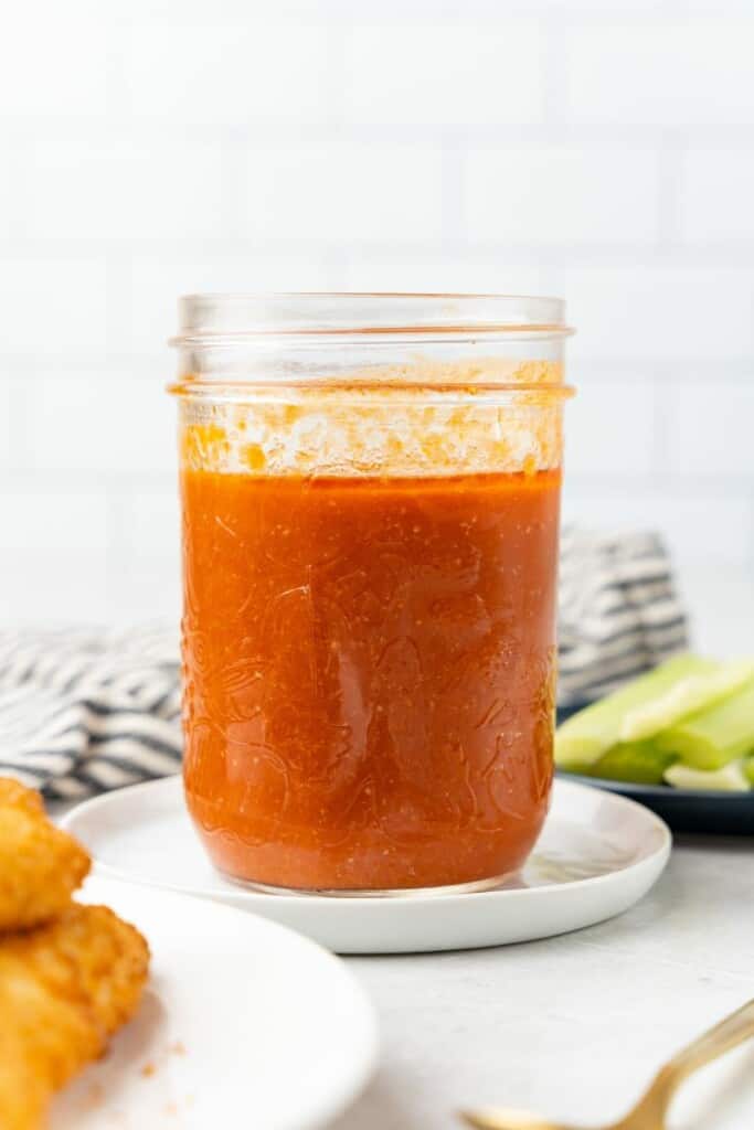jar with mild wing sauce