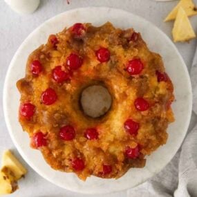 pineapple upside down cake with crushed pineapple