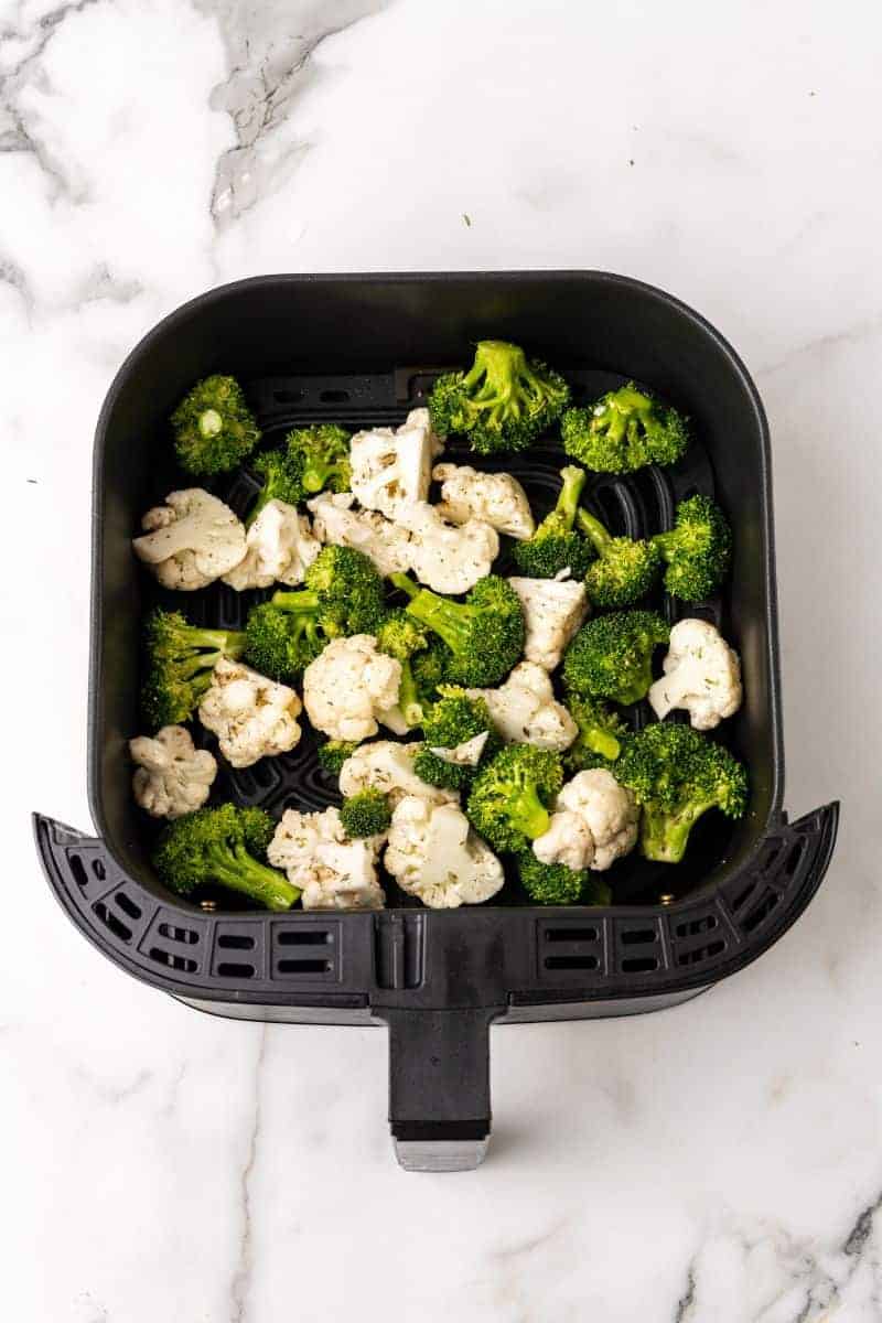 Air Fryer Broccoli and Cauliflower Everyday Family Cooking