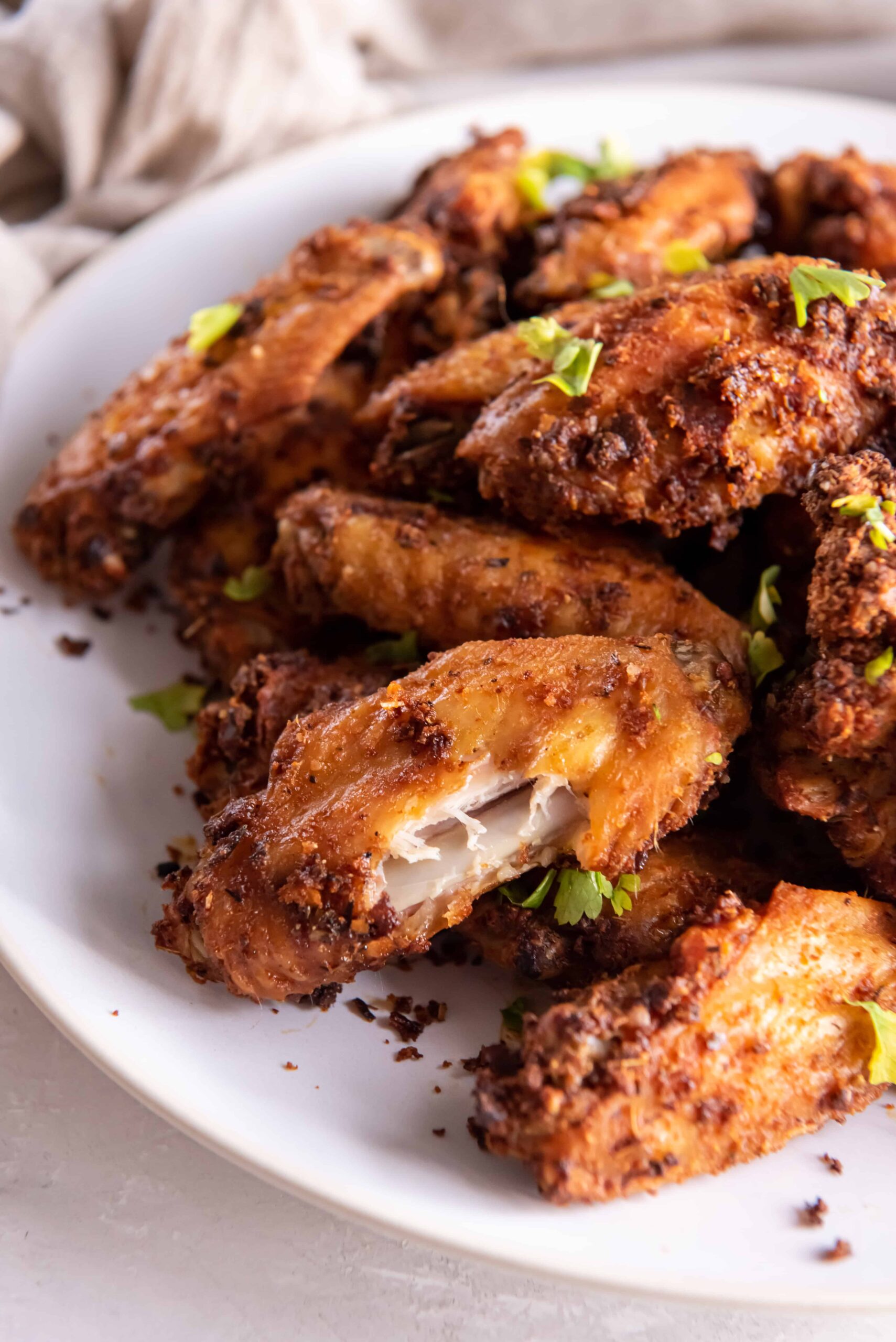 Air Fryer Chicken Wings with Dry Rub Everyday Family Cooking