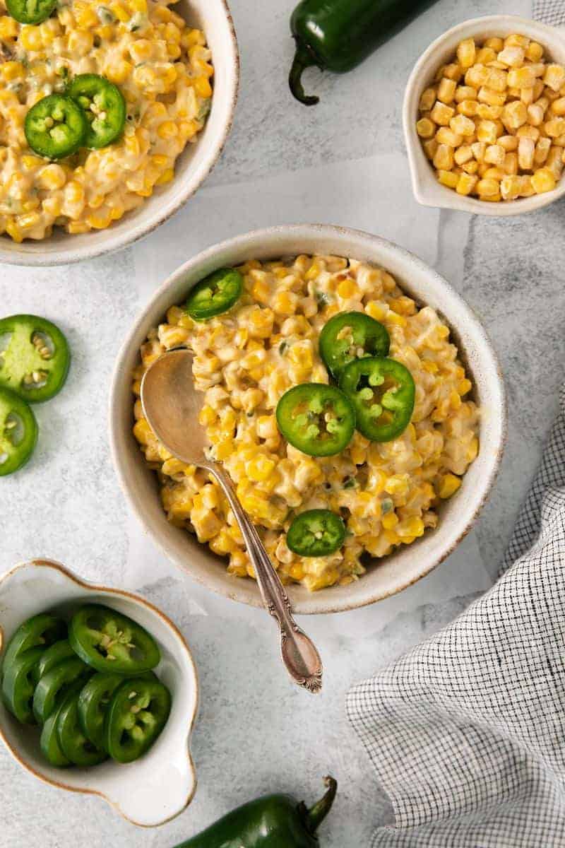 Cream Jalapeno Corn Everyday Family Cooking